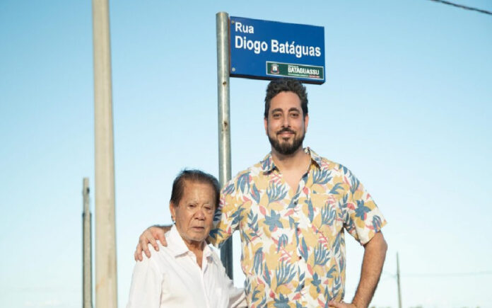 Humorista Diogo Bataguas deu nome a uma rua no Brasil