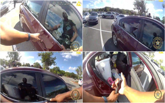 Polícia parte vidro e resgata bebé de 1 ano preso em carro na Flórida