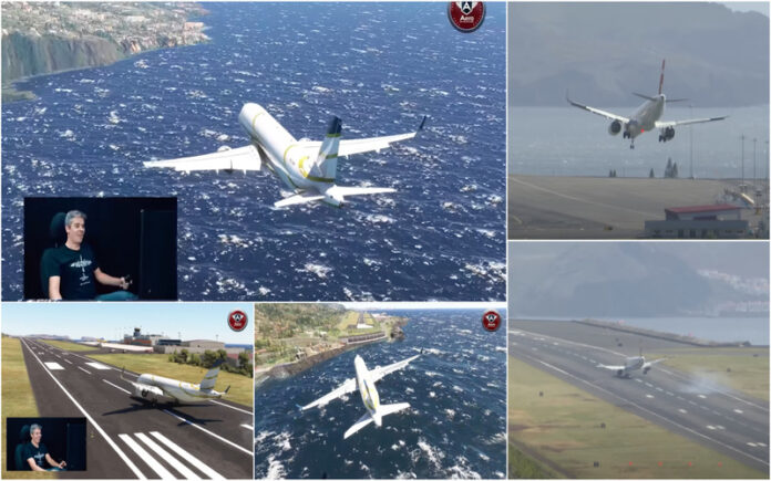 Youtuber tentou simular aterragem de avião na Ilha da Madeira