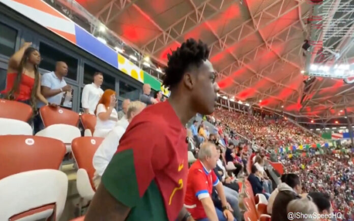 A reação eufórica de Speed ao golo de Francisco Conceição no Portugal-Chéquia