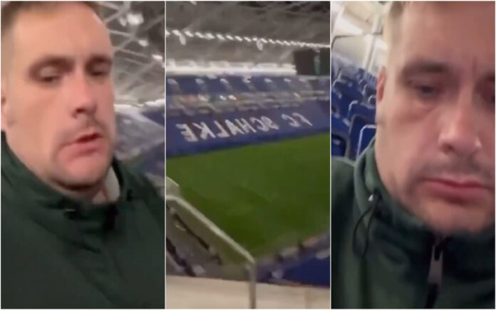 Adepto Inglês acorda sozinho em estádio do Euro 2024