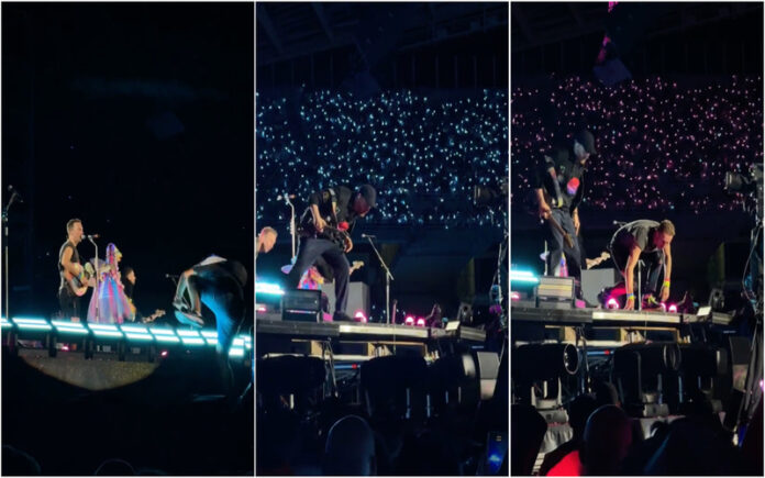 Coldplay interrompem concerto após tentativa de invasão de palco com bandeira de Israel