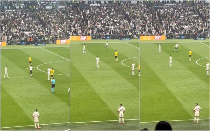 Fã invade a final da Liga dos Campeões para imitar o festejo de Cristiano Ronaldo