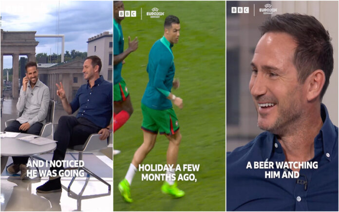 Lampard conta como pediu uma foto a Ronaldo na praia