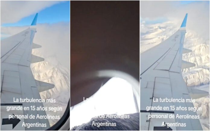 Passageira regista a mais intensa turbulência em 15 anos na Argentina
