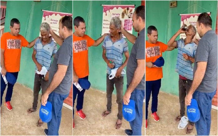 Pastor ora para homem deixar o álcool mas resultado surpreende