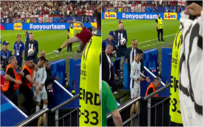 Tentativa de chegar a Ronaldo após jogo Geórgia-Portugal termina mal