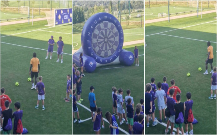 Apresentação desastrosa de Moise Kean na Fiorentina