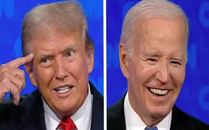 Biden tem desempenho decepcionante no confronto com Trump
