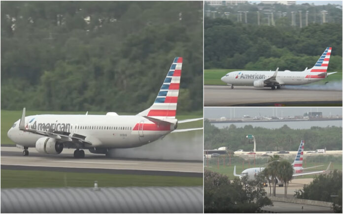 Pneus de avião rebentam durante descolagem em Tampa