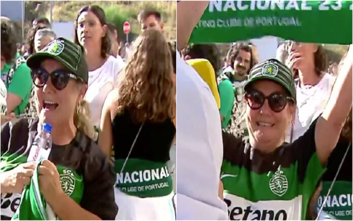 Repórter confunde adepta com Dolores Aveiro em direto