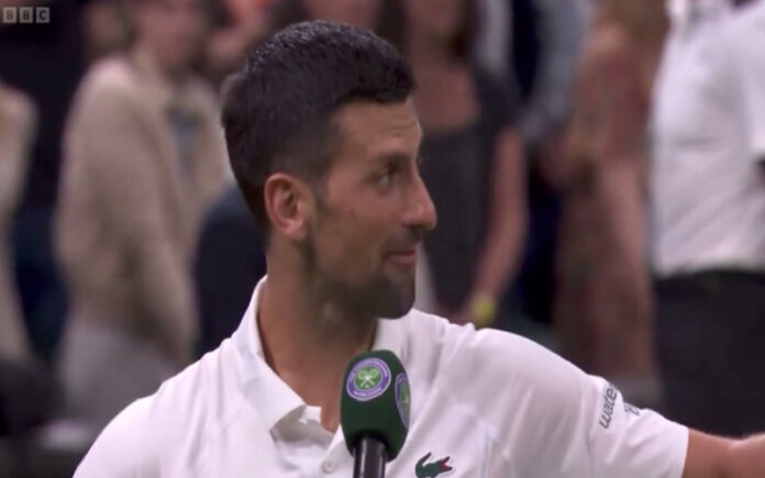 “Tenham uma booooa noite” Djokovic desafia críticos em Wimbledon
