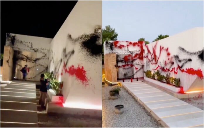 Mansão de Lionel Messi em Ibiza vandalizada por ativistas climáticos