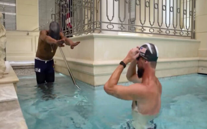 Michael Phelps deu aulas de natação a Snoop Dogg nos Jogos Olímpicos de Paris