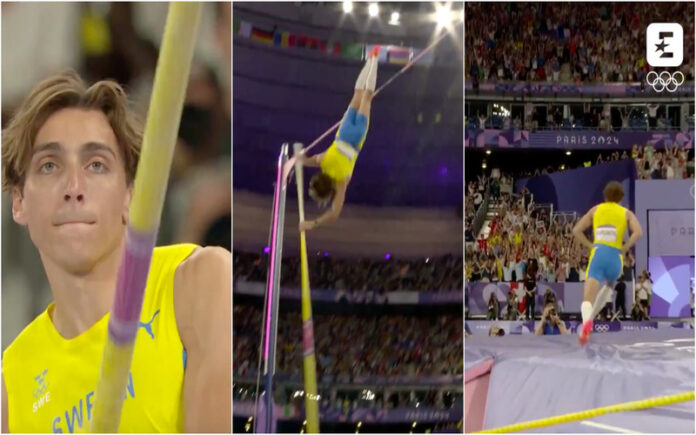 O momento épico em que Duplantis fez história nos Jogos Olímpicos