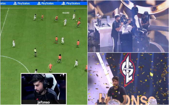 Português JAfonso torna-se campeão mundial de futebol virtua