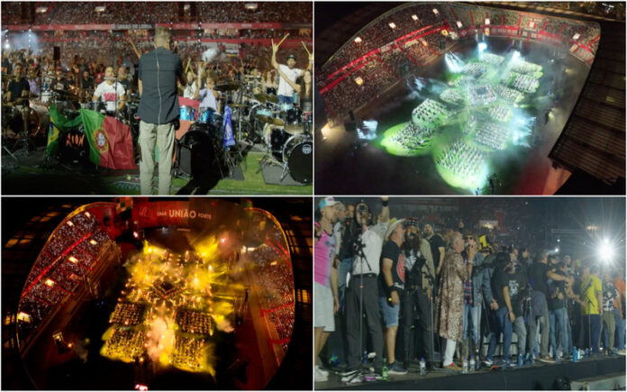 Rockin’1000 encanta Leiria com espetáculo épico e 20 mil espectadores