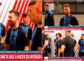Messi atrasa entrada e faz equipa da Argentina esperar no túnel