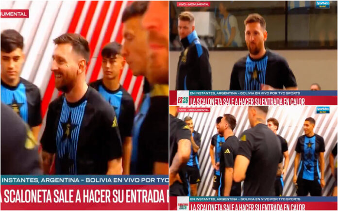Messi atrasa entrada e faz equipa da Argentina esperar no túnel