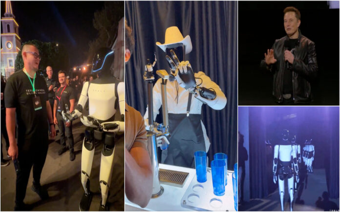 Tesla apresenta o Optimus o robô que conversa e serve bebidas