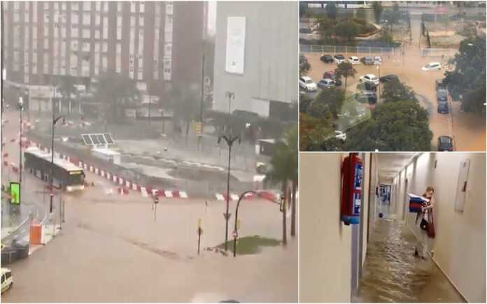 Alerta vermelho em Málaga Chuvas torrenciais deixam 3 mil desalojados e causam Iinundações
