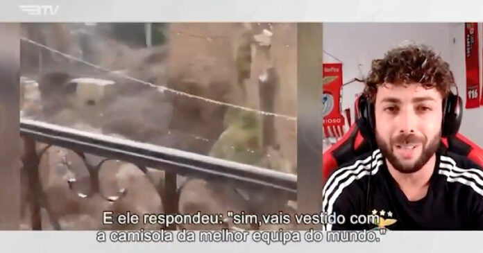 Camisola do Benfica torna-se símbolo de esperança para adepto espanhol após a depressão DANA