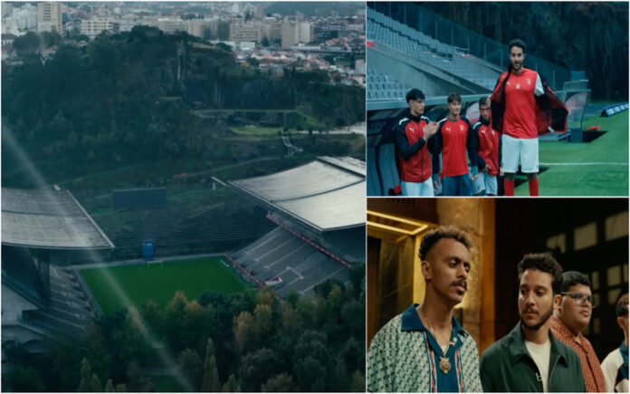 Instalações do SC Braga acolhem gravações de filme egípcio