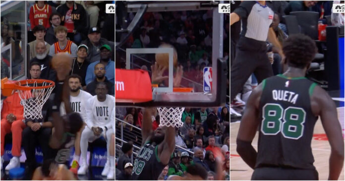 Neemias Queta brilha com afundanço na sua estreia como titular na NBA