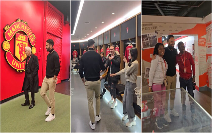 Ruben Amorim visita Old Trafford e encanta adeptos do United