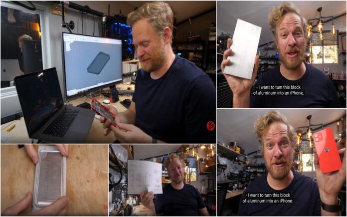 Canadiano constrói iPhone funcional a partir de bloco sólido de alumínio