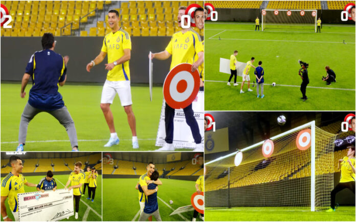 MrBeast oferece 1 milhão de dólares a subscritor em desafio contra Cristiano Ronaldo