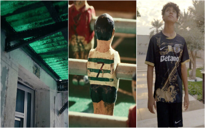 Sporting homenageia Cristiano Ronaldo com nova camisola e Cristianinho é o modelo escolhido