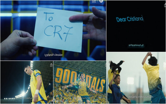 Al Nassr partilha carta emocionante de adepto a Cristiano Ronaldo