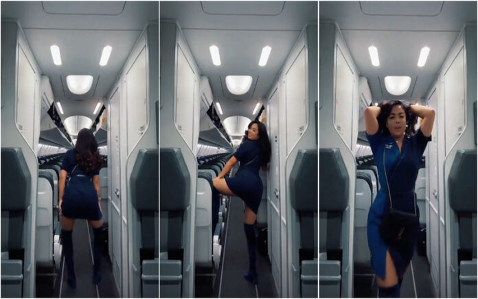 Assistente de bordo despedida após vídeo de celebração em avião vazio