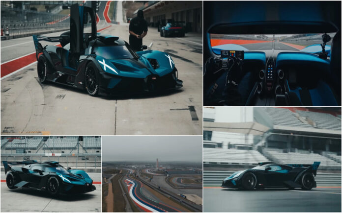 Cliente conduz Bugatti Bolide e vive experiência única em pista