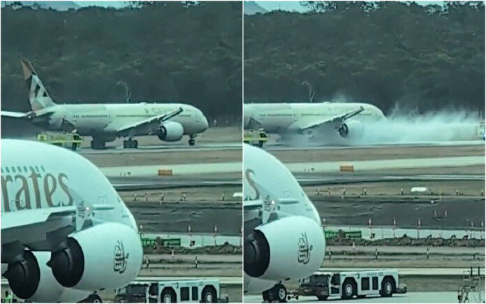 Explosão de pneus obriga avião da Etihad a abortar descolagem na Austrália