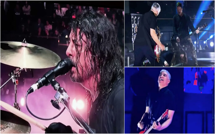 Nirvana surpreendem fãs com reunião solidária no FireAid