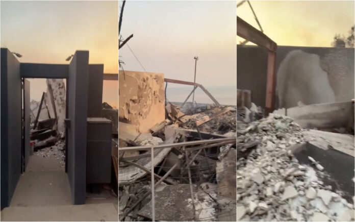 Paris Hilton partilha devastação da sua mansão após incêndios em Los Angeles