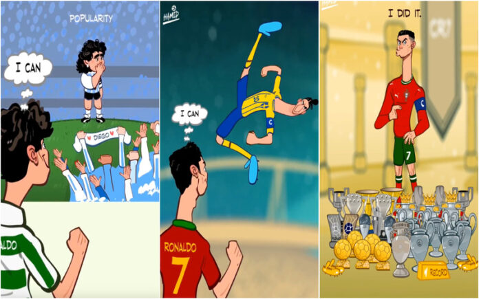 Cristiano Ronaldo Uma trajetória de superação em animação