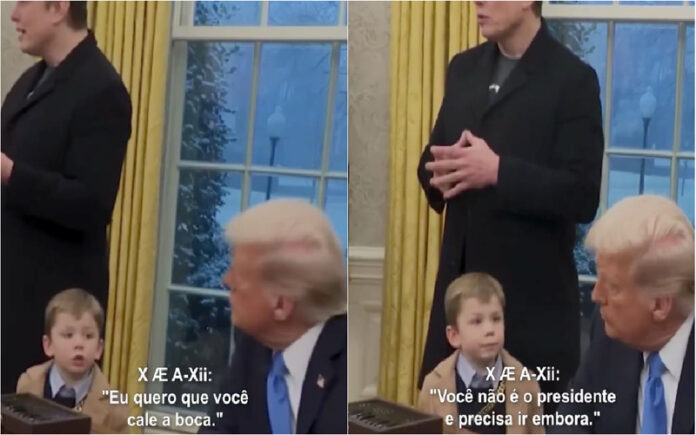 Filho de Elon Musk cria momento insólito ao confrontar Trump