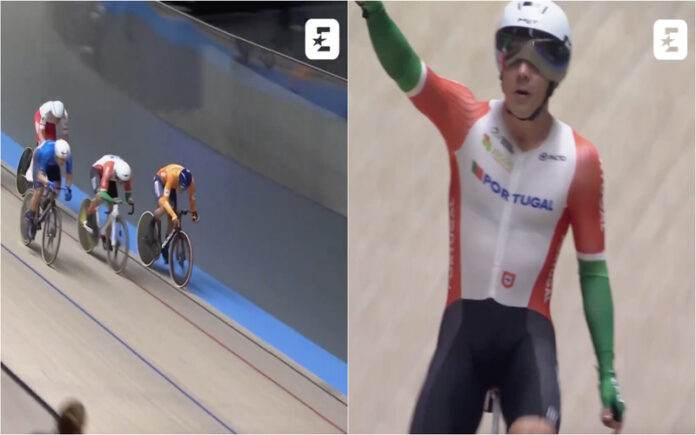 Iúri Leitão brilha com ouro nos Europeus de ciclismo de pista