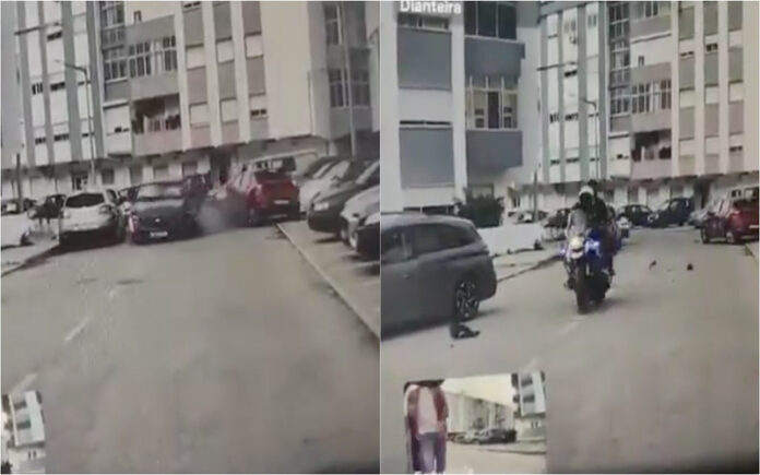 Jovem sem carta provoca acidente ao fugir da PSP no Seixal