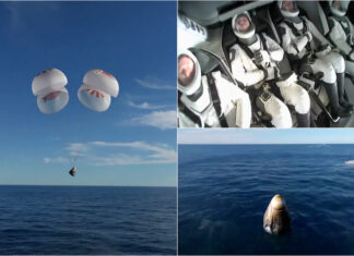 Astronautas da NASA regressam à Terra após nove meses presos no espaço