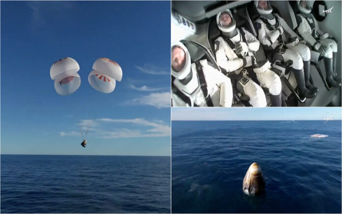 Astronautas da NASA regressam à Terra após nove meses presos no espaço