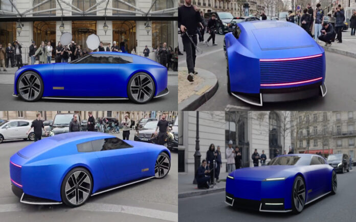 Jaguar Type 00 surpreende ao surgir nas ruas de Paris