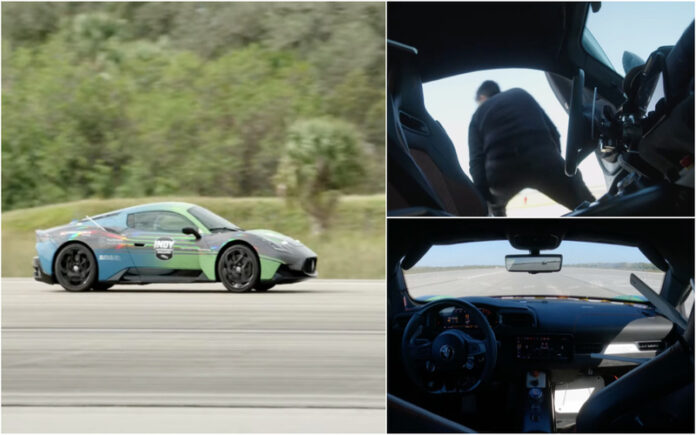 Maserati MC20 bate recorde de velocidade sem ninguém ao volante