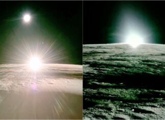 NASA revela primeiras imagens em alta definição do pôr do Sol na Lua