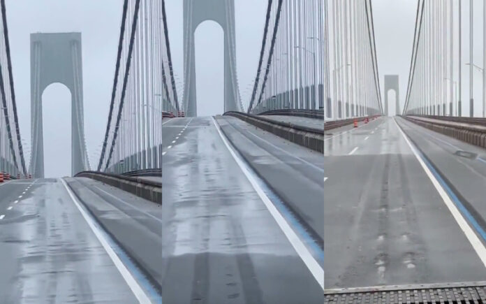 Ponte em Nova Iorque impressiona ao oscilar com ventos fortes