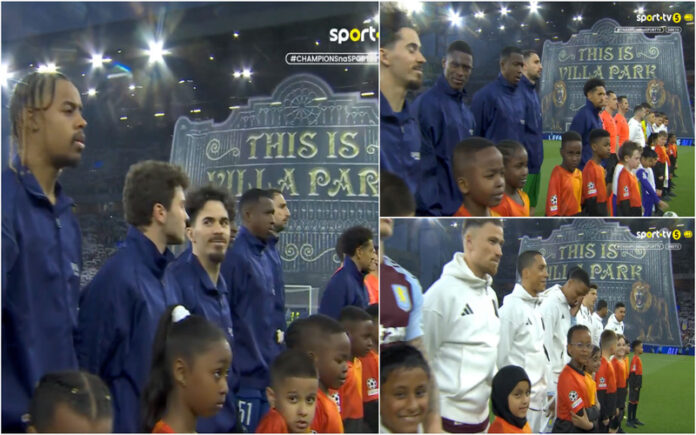 Gafe musical no Villa Park toca o hino errado antes do Aston Villa x PSG