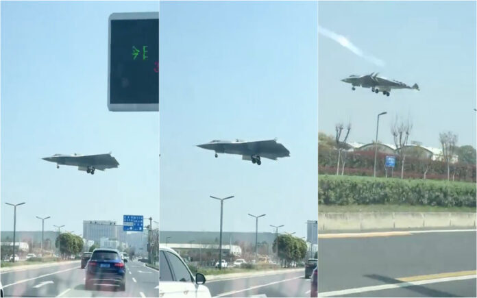 Novo caça chinês J-36 surge em vídeo com design futurista e três motores